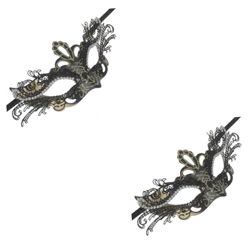 Healeved 2 Stück Halloween Maske für Damen Schmetterlingsmaske Dekorative Kostümaske für Karneval Maskenball und Festivitäten Vielseitig Einsetzbar und im Tragen Healeved 2 Stück Halloween Maske für Damen Schmetterlingsmaske Dekorative Kostümaske für Karneval Maskenball und Festivitäten Vielseitig Einsetzbar und im Tragen von Healeved