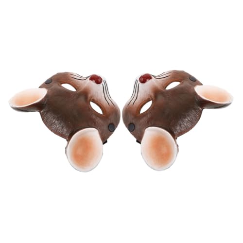Healeved 2 Stück Halloween Masken Maskenball Masken Für Halloween Gruselmaske Tier Party Maske Halloween Kostüm Maske Geburtstagsmaske Karnevalsmasken Für Tier Maskenmaske Pu Healeved 2 Stück Halloween Masken Maskenball Masken Für Halloween Gruselmaske Tier Party Maske Halloween Kostüm Maske Geburtstagsmaske Karnevalsmasken Für Tier Maskenmaske Pu von Healeved
