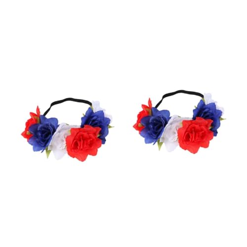 Healeved 2 Stück Kopfschmuck aus künstlichen Blumen haarschmuck Halloween-Kopfschmuck Halloween-Haarband von Healeved