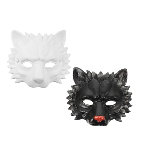 Healeved 2 Stück Löwenmaske für Erwachsene Teiliges PU Kostümset Weiß und Schwarz Realistische Halloween und Karnevalsmaskerade Langlebig Atmungsaktiv Geeignet für Themenpartys und Healeved 2 Stück Löwenmaske für Erwachsene Teiliges PU Kostümset Weiß und Schwarz Realistische Halloween und Karnevalsmaskerade Langlebig Atmungsaktiv Geeignet für Themenpartys und von Healeved