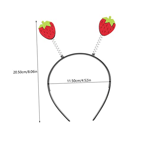 Healeved 2 Stück Niedliches Teiliges Erdbeer Stirnband für Weiches Bequemes Haaraccessoire Fruchtiges Kopfschmuck für Mädchen Party und Kostümzubehör für Fasching und Geburtstagsfeiern Healeved 2 Stück Niedliches Teiliges Erdbeer Stirnband für Weiches Bequemes Haaraccessoire Fruchtiges Kopfschmuck für Mädchen Party und Kostümzubehör für Fasching und Geburtstagsfeiern von Healeved