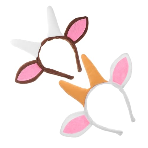 Healeved 2 Stück Plüsch Ziegenhörner Haarreif mit Schafsohren für Leichtes Hautfreundliches Party Cosplay Zubehör für Halloween Weihnachten Karneval und Themenfeiern Healeved 2 Stück Plüsch Ziegenhörner Haarreif mit Schafsohren für Leichtes Hautfreundliches Party Cosplay Zubehör für Halloween Weihnachten Karneval und Themenfeiern von Healeved