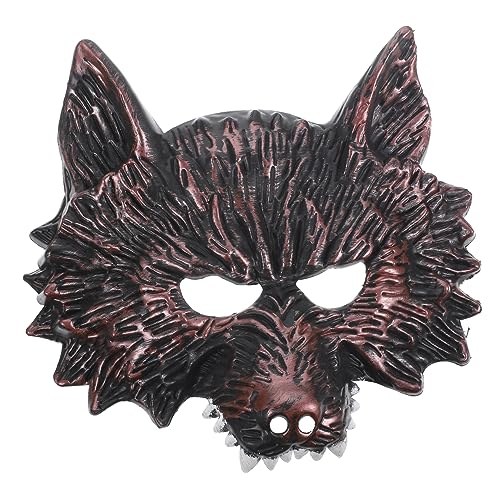 Healeved 2 Stück Scary Wolf Maske Vollkopf Rote Halloween Requisite Tierische Karneval Kostüm Maske für Party Maskerade und Festival Healeved 2 Stück Scary Wolf Maske Vollkopf Rote Halloween Requisite Tierische Karneval Kostüm Maske für Party Maskerade und Festival von Healeved