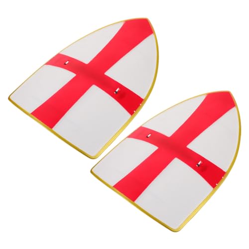 Healeved 2 Stück Spielzeugschild Ritter Cosplay Schlüssel Kinderschild Spielzeugnummer Mittelalter Kostüm Krieger Kriege Spielschild Tragbar Kleines Schild Kleinkinder Kleines von Healeved