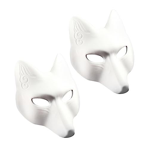Healeved 2 Stück Teiliges Foxes Cosplay Masken Eva Bequeme Tiergesichtsmasken für Erwachsene Vielseitig Einsetzbar für Halloween Maskenball Party und Festlichkeiten Healeved 2 Stück Teiliges Foxes Cosplay Masken Eva Bequeme Tiergesichtsmasken für Erwachsene Vielseitig Einsetzbar für Halloween Maskenball Party und Festlichkeiten von Healeved