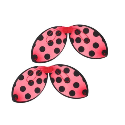 Healeved 2 Stück Teiliges Marienkäfer Flügel Faltbare Leichte Insektenflügel für Mädchen Kinderfreundlich Komfortabel Einfach Anzuziehen für Halloween Cosplay Kostümpartys und Healeved 2 Stück Teiliges Marienkäfer Flügel Faltbare Leichte Insektenflügel für Mädchen Kinderfreundlich Komfortabel Einfach Anzuziehen für Halloween Cosplay Kostümpartys und von Healeved