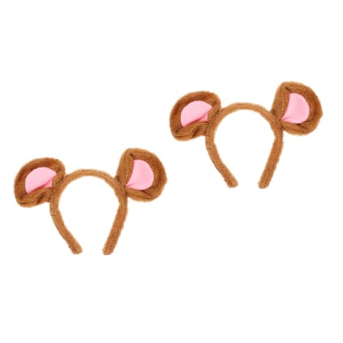 Healeved 2 Stück Tierischer Haarreif mit Mäuseohren Lustiges Cosplay Accessoire für Halloween Tierpartys und Kostüme Leicht und Bequem für Erwachsene Healeved 2 Stück Tierischer Haarreif mit Mäuseohren Lustiges Cosplay Accessoire für Halloween Tierpartys und Kostüme Leicht und Bequem für Erwachsene von Healeved