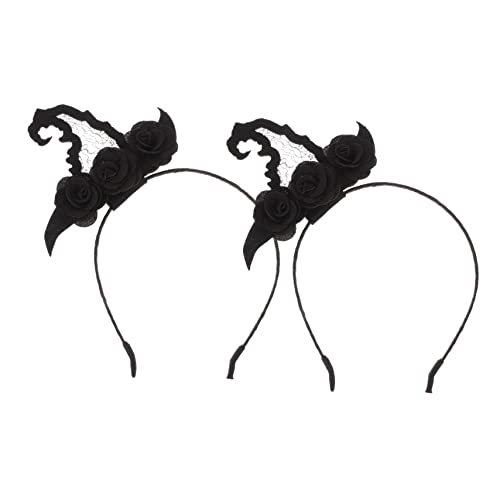 Healeved 2Stücke Halloween Hexen Stirnbänder Schwarze Haarreifen Für Kostümpartys Und Cosplay Perfekter Kopfschmuck Für Halloween Feiern Und Veranstaltungen Healeved 2Stücke Halloween Hexen Stirnbänder Schwarze Haarreifen Für Kostümpartys Und Cosplay Perfekter Kopfschmuck Für Halloween Feiern Und Veranstaltungen von Healeved