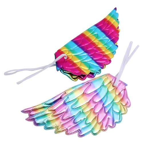 Healeved 2Stücke Teiliges Einhornflügel Für Halloween Party Cosplay Accessoire Für Lustige Engelsflügel Für Kreative Foto Requisiten Langlebiges Kostümzubehör Niedliches von Healeved