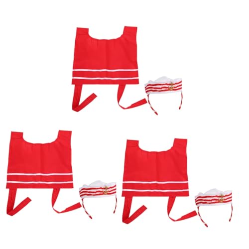 Healeved 3 Sätze Kapitänshut Haarband mit Umhang Nautisches Kostüm für Halloween Weihnachten Cosplay Robustes Design für Unvergessliche Auftritte Healeved 3 Sätze Kapitänshut Haarband mit Umhang Nautisches Kostüm für Halloween Weihnachten Cosplay Robustes Design für Unvergessliche Auftritte von Healeved