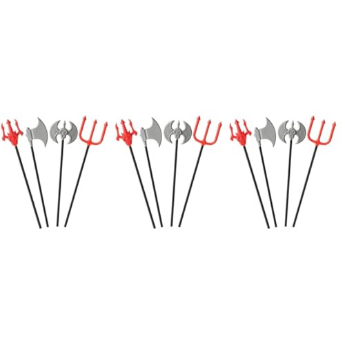 Healeved 3 Sätze Teiliges Kunststoff Teufels- und Axt-attrappen für Halloween Kostüm Langlebige Dekoration für Bühnenauftritte und Teufels-Cosplay Rot für Gruselige Atmosphäre Healeved 3 Sätze Teiliges Kunststoff Teufels- und Axt-attrappen für Halloween Kostüm Langlebige Dekoration für Bühnenauftritte und Teufels-Cosplay Rot für Gruselige Atmosphäre von Healeved