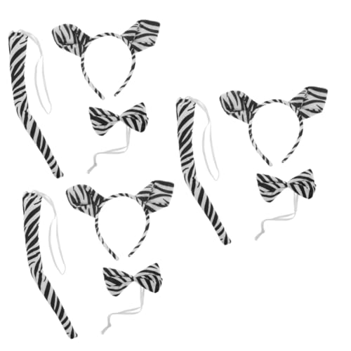Healeved 3 Sätze Tierstirnband Bogen Fell Kostüme Stirnband Mit Zebraohren Tier-stirnband-kostüm Zebra-kostüm Partystirnband Zebra -stirnband Flexibel Haken Stoff Healeved 3 Sätze Tierstirnband Bogen Fell Kostüme Stirnband Mit Zebraohren Tier-stirnband-kostüm Zebra-kostüm Partystirnband Zebra -stirnband Flexibel Haken Stoff von Healeved