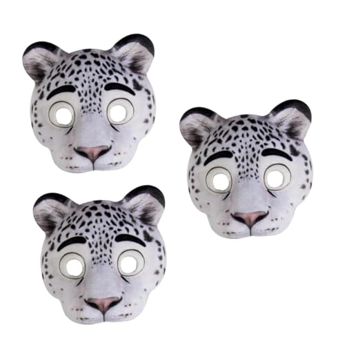 Healeved 3 Stück Animal Maske Leopard aus Leichtem EVA mit Elastischem Band für Erwachsene Bequeme Tierkostüm Masquerade Party Maske für Halloween Festivals Cosplay und Karneval Healeved 3 Stück Animal Maske Leopard aus Leichtem EVA mit Elastischem Band für Erwachsene Bequeme Tierkostüm Masquerade Party Maske für Halloween Festivals Cosplay und Karneval von Healeved