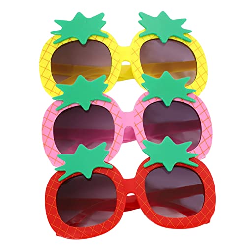 Healeved 3 Stück Cartoon -Sonnenbrille Gläser Kind lustige brille Party-Sonnenbrillen-Dekore Sonnenbrillen-Requisite Dekorative Sonnenbrille Sonnenbrillen für kleine Mädchen Stk von Healeved