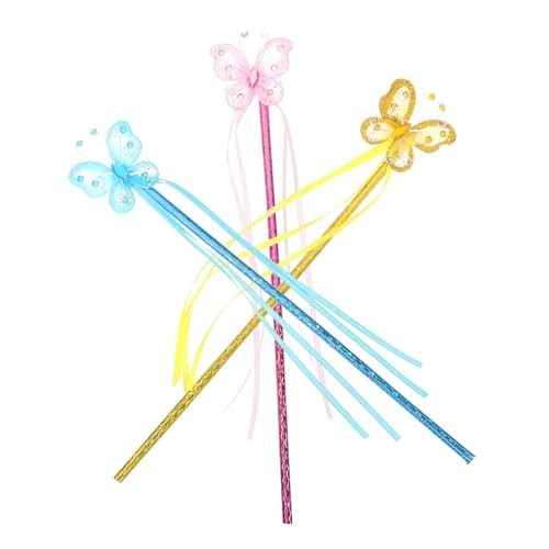 Healeved 3 Stück Feenstäbe Zitronengelb Pfauenblau Magische Feenstäbe für Geburtstagsgeschenke Bühnenaufführungen Leicht Langlebig Sicher für Kinderhände Healeved 3 Stück Feenstäbe Zitronengelb Pfauenblau Magische Feenstäbe für Geburtstagsgeschenke Bühnenaufführungen Leicht Langlebig Sicher für Kinderhände von Healeved