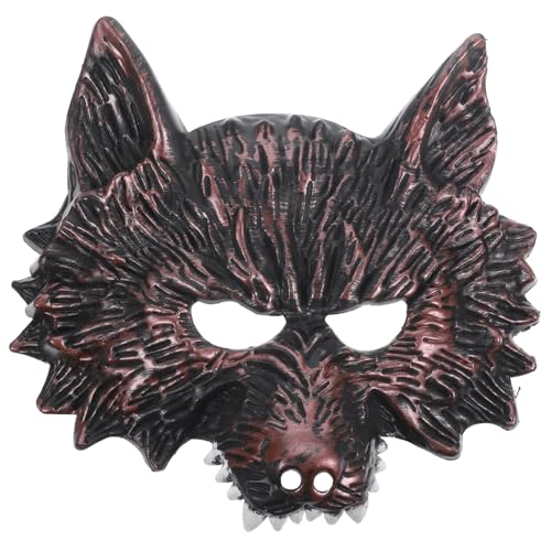 Healeved 3 Stück Gruselige Wolf Maske Halloween Tierkostüm Party Performance Maske Rote Cosplay Requisite für Karneval Maskerade und Festveranstaltungen Healeved 3 Stück Gruselige Wolf Maske Halloween Tierkostüm Party Performance Maske Rote Cosplay Requisite für Karneval Maskerade und Festveranstaltungen von Healeved