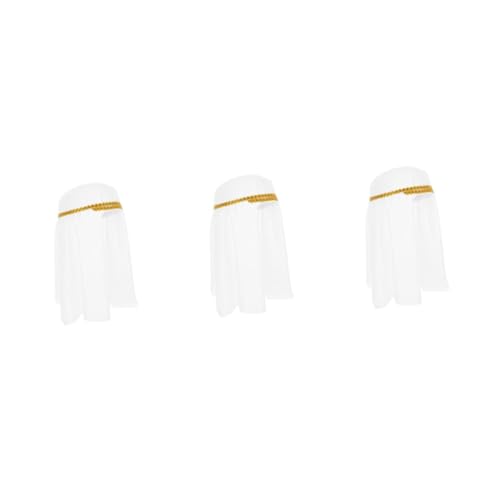 Healeved 3 Stück Halloween Arabischer Polyesterhut Unisex Einheitsgröße Bequemes Kostümzubehör für Erwachsene für Party Cosplay und Theateraufführungen Healeved 3 Stück Halloween Arabischer Polyesterhut Unisex Einheitsgröße Bequemes Kostümzubehör für Erwachsene für Party Cosplay und Theateraufführungen von Healeved