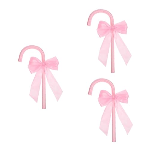 Healeved 3 Stück Halloween Bowknot Stock Tragbarer Plastik Stab für Bühnenaufführungen und Dekoration für Cosplay Halloween Feiern Karnevale und Kostümpartys von Healeved
