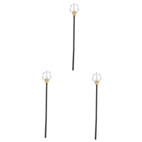 Healeved 3 Stück Halloween Cosplay Walking Cane Handstock für Kostüme Dekoration für Halloween Partys Maskeraden und Festivals Leicht und Tragbar von Healeved