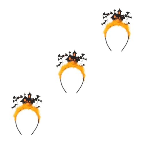 Healeved 3 Stück Halloween Fledermaus Haarreif Leichtes Stirnband für Frauen und Erwachsene Cosplay Party Zubehör für Halloween Weihnachten Geburtstag und Festtagsdekoration von Healeved