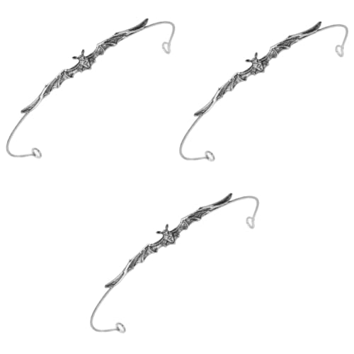 Healeved 3 Stück Halloween Fledermaus Haarreif für Retro Metall Kopfschmuck für Halloween Cosplay und Kostümparty Bequem und Wiederverwendbar Healeved 3 Stück Halloween Fledermaus Haarreif für Retro Metall Kopfschmuck für Halloween Cosplay und Kostümparty Bequem und Wiederverwendbar von Healeved