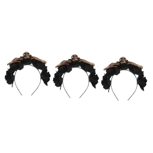 Healeved 3 Stück Halloween Haarreif mit Skelett und Blumen Extravaganter Kopfschmuck für Damen für Halloween Partys und Kostüme Langlebig und Sicher Perfektes Accessoire für Unvergessliche Healeved 3 Stück Halloween Haarreif mit Skelett und Blumen Extravaganter Kopfschmuck für Damen für Halloween Partys und Kostüme Langlebig und Sicher Perfektes Accessoire für Unvergessliche von Healeved