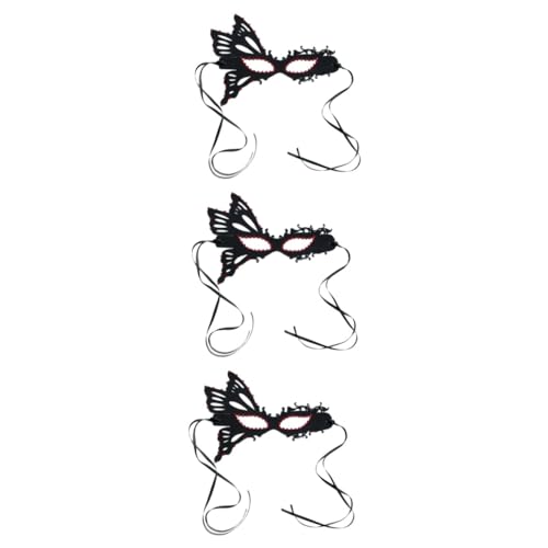 Healeved 3 Stück Halloween Rhinestone Butterfly Maske für Damen Halbgesichtsmaske für Karneval Partys und Festlichkeiten Bequemes Tragen und Einzigartiges Design für Cosplay und Halloween Healeved 3 Stück Halloween Rhinestone Butterfly Maske für Damen Halbgesichtsmaske für Karneval Partys und Festlichkeiten Bequemes Tragen und Einzigartiges Design für Cosplay und Halloween von Healeved