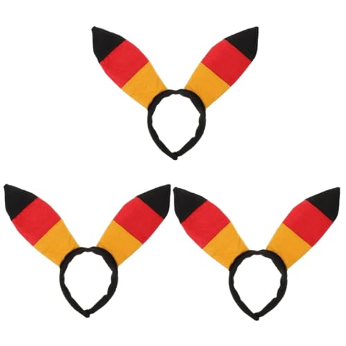 Healeved 3 Stück Hasenohren Haarreif für Leichter Kopfschmuck für Halloween Karneval und Geburtstagsfeiern Dreifarbiger Bunny Ear Haarband für Erwachsene für Kostüme und Festlichkeiten Healeved 3 Stück Hasenohren Haarreif für Leichter Kopfschmuck für Halloween Karneval und Geburtstagsfeiern Dreifarbiger Bunny Ear Haarband für Erwachsene für Kostüme und Festlichkeiten von Healeved