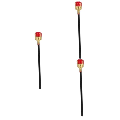 Healeved 3 Stück Königlicher Zauberstab für Kostümzubehör für Halloween und Karneval Langlebiges und Sicheres Party Accessoire für Rollenspiele und Cosplay Healeved 3 Stück Königlicher Zauberstab für Kostümzubehör für Halloween und Karneval Langlebiges und Sicheres Party Accessoire für Rollenspiele und Cosplay von Healeved