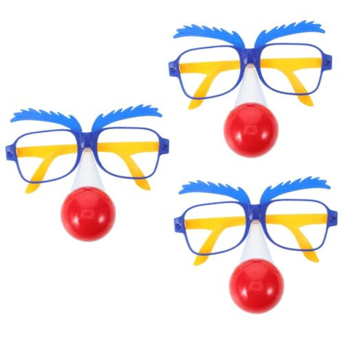 Healeved 3 Stück Lustige Clownbrille mit Großer Nase Kostümzubehör für Partys und Festivals Kreative und Witzige Verkleidung für Halloween und Karneval für Cosplay und Besondere Anlässe Healeved 3 Stück Lustige Clownbrille mit Großer Nase Kostümzubehör für Partys und Festivals Kreative und Witzige Verkleidung für Halloween und Karneval für Cosplay und Besondere Anlässe von Healeved