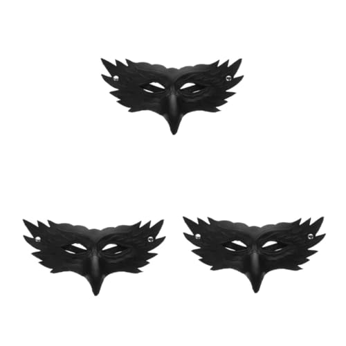 Healeved 3 Stück PU Eagle für Cosplay Maskenbälle Ergonomische Wiederverwendbare PU für Karneval Themenpartys Tanzaufführungen Healeved 3 Stück PU Eagle für Cosplay Maskenbälle Ergonomische Wiederverwendbare PU für Karneval Themenpartys Tanzaufführungen von Healeved