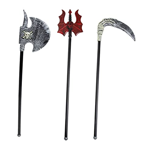 Healeved 3 Stück Simulierte Waffenspielzeuge Halloween Party Requisiten Kleine Halloween Spielzeuge Gruselige Requisiten Halloween Party Gefälschtes Halloween Performance von Healeved