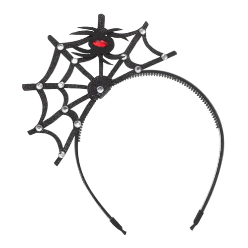 Healeved 3 Stück Spider Web Headband Halloween Haarreif mit Spinnennetz Design Party Haaraccessoire für Erwachsene Halloween Kostüm Karneval von Healeved