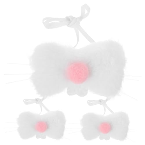 Healeved 3Stücke Plüsch Hasen Für Cosplay Requisiten Weiche Kaninchenkostüm Zubehör Für Fröhliche Osterfeiern Auftritte Healeved 3Stücke Plüsch Hasen Für Cosplay Requisiten Weiche Kaninchenkostüm Zubehör Für Fröhliche Osterfeiern Auftritte von Healeved