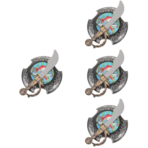 Healeved 4 Sätze Piraten Schild und Set für Teiliges Rollenspiel Zubehör für Geburtstagsfeiern Farbenfrohes und Sicheres für Kreative Healeved 4 Sätze Piraten Schild und Set für Teiliges Rollenspiel Zubehör für Geburtstagsfeiern Farbenfrohes und Sicheres für Kreative von Healeved