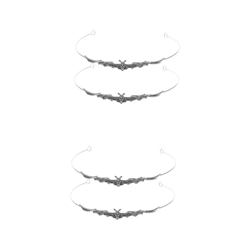 Healeved 4 Stck. Bat Crown Haarschmuck Halloween Stirnband mit Glitzer und Eleganten Details für Kostümpartys Karneval und Besondere Anlässe und Mädchen Haarschmuck Healeved 4 Stck. Bat Crown Haarschmuck Halloween Stirnband mit Glitzer und Eleganten Details für Kostümpartys Karneval und Besondere Anlässe und Mädchen Haarschmuck von Healeved