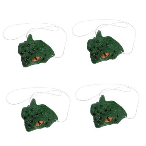 Healeved 4 Stück Froschnase Cosplay Requisite für Halloween Realistische Tiermaske für Kostümpartys Lustiges Froschkostüm Accessoire für Freunde und Familie Wiederverwendbar und Einfach zu Healeved 4 Stück Froschnase Cosplay Requisite für Halloween Realistische Tiermaske für Kostümpartys Lustiges Froschkostüm Accessoire für Freunde und Familie Wiederverwendbar und Einfach zu von Healeved
