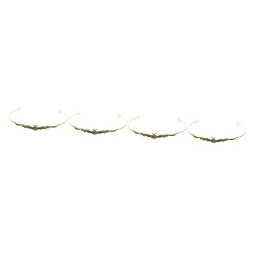 Healeved 4 Stück Halloween Fledermaus Haarreif Vintage Bat Crown Headband für Halloween Kostüme Accessoires für Festivals und Mottopartys Wiederverwendbar Passt zu Allen Haararten von Healeved