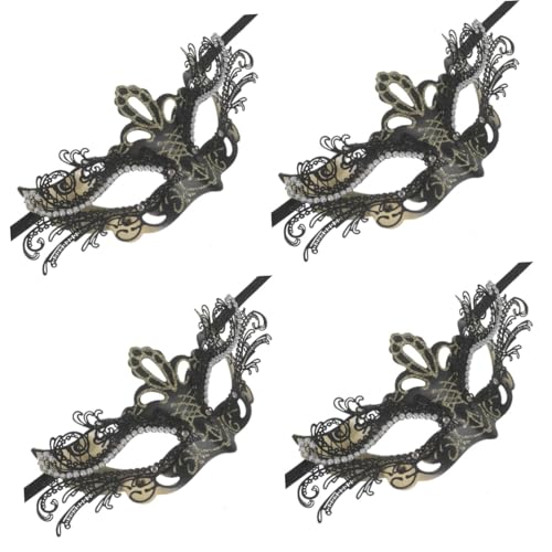 Healeved 4 Stück Halloween Maske Damen Butterfly Maske für Karneval Maskerade Halloween und Cosplay Dekorative Gesichtsmaske für Partys und Festliche Anlässe von Healeved