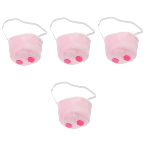 Healeved 4 Stück Plüschige Schweinenase für Kostüme Wiederverwendbares Tier Accessoire für Halloween Karneval Cosplay und Maskerade Party Strapazierfähigem Material Einfach zu Tragen Healeved 4 Stück Plüschige Schweinenase für Kostüme Wiederverwendbares Tier Accessoire für Halloween Karneval Cosplay und Maskerade Party Strapazierfähigem Material Einfach zu Tragen von Healeved