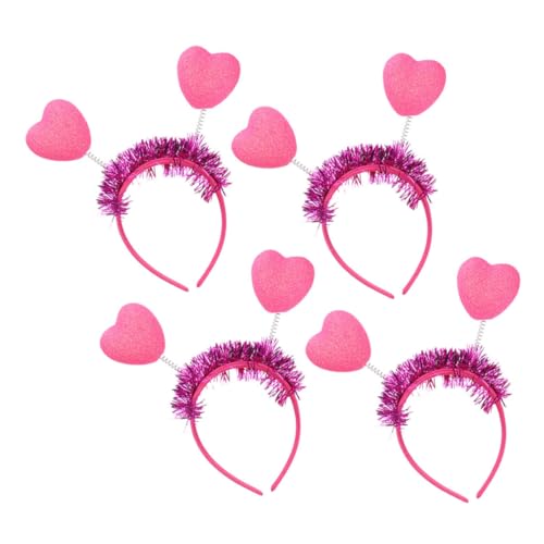 Healeved 4 Stück Teiliges Valentinstag Haarband mit Herzen Glitzernde Haaraccessoires für Partys Hochzeiten und Cosplay für Besondere Anlässe Healeved 4 Stück Teiliges Valentinstag Haarband mit Herzen Glitzernde Haaraccessoires für Partys Hochzeiten und Cosplay für Besondere Anlässe von Healeved
