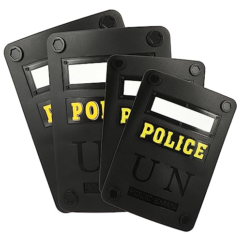 Healeved 4 Stücke Cosplay Prop Schild Gefälschte Junge Party Für Kleinkinder Spiel Bühne Requisiten Ritter Leistung Prop Dunkelgrau Kunststoff von Healeved