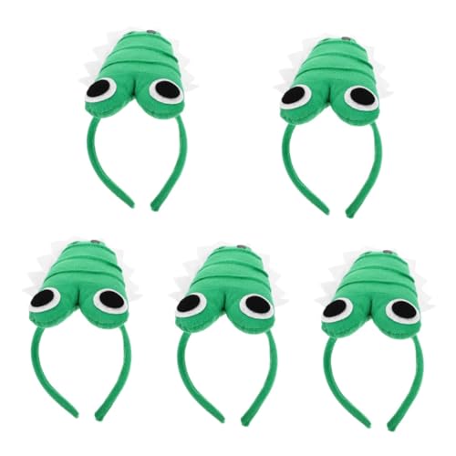 Healeved 5 Stück Cosplay Tier Kopfbedeckung mit Effekten Lustiger Krokodil Haarreif für Halloween Festivals und Kostümpartys und Charmantes Accessoire für Damen Healeved 5 Stück Cosplay Tier Kopfbedeckung mit Effekten Lustiger Krokodil Haarreif für Halloween Festivals und Kostümpartys und Charmantes Accessoire für Damen von Healeved