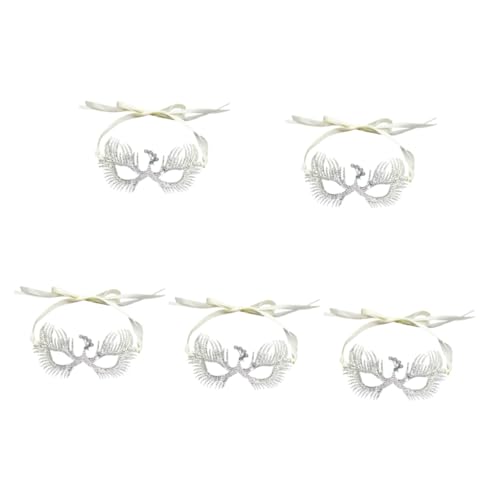 Healeved 5 Stück Damen Maske mit Strass für Karneval und Halloween Augenmaske für Partys Atmungsaktiv und Perfektes Accessoire für Maskenbälle und Verkleidungen Healeved 5 Stück Damen Maske mit Strass für Karneval und Halloween Augenmaske für Partys Atmungsaktiv und Perfektes Accessoire für Maskenbälle und Verkleidungen von Healeved