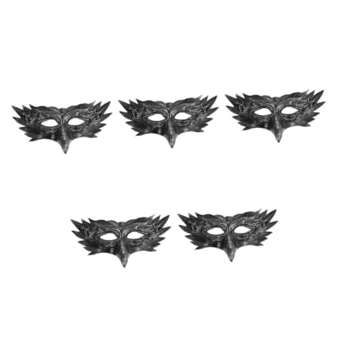 Healeved 5 Stück Eagle Mask für Kostümpartys Realistische Flugmaske PU für Karneval Halloween Cosplay Leicht mit Elastischem Band für Themenveranstaltungen und Maskenbälle Healeved 5 Stück Eagle Mask für Kostümpartys Realistische Flugmaske PU für Karneval Halloween Cosplay Leicht mit Elastischem Band für Themenveranstaltungen und Maskenbälle von Healeved