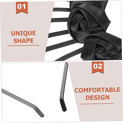 Healeved 5 Stück Extravaganter Haarreif mit Rosenblüten Cosplay Stirnband für Damen Gotisches Hexenkostüm Zubehör für Halloween Mottoparty und Festliche Anlässe von Healeved