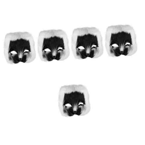 Healeved 5 Stück Fuchs Halbmaske für Halloween und Kostümpartys Cosplay Maske für Damen und Herren Vielseitig Einsetzbar für Karneval und Maskeraden Healeved 5 Stück Fuchs Halbmaske für Halloween und Kostümpartys Cosplay Maske für Damen und Herren Vielseitig Einsetzbar für Karneval und Maskeraden von Healeved