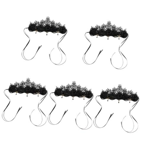 Healeved 5 Stück Gothic Haarband Krone für Damen Halloween Kostümzubehör Verstellbares Gothic Headband für Partys und Cosplay Einzigartiges Design für Besondere Anlässe Healeved 5 Stück Gothic Haarband Krone für Damen Halloween Kostümzubehör Verstellbares Gothic Headband für Partys und Cosplay Einzigartiges Design für Besondere Anlässe von Healeved
