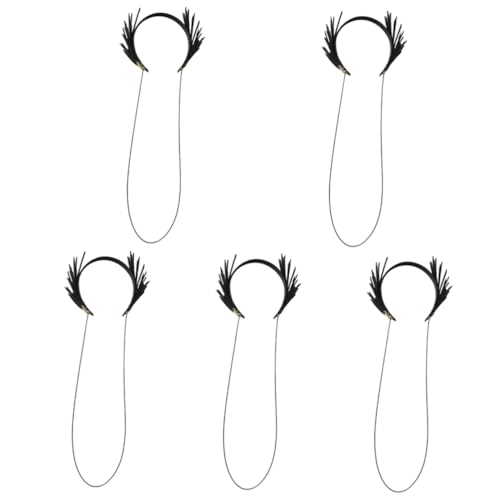Healeved 5 Stück Gothic Haarreif mit Spinnenflügeln Halloween Kopfband für Erwachsene für Kostüm Party und Cosplay Leicht Tragbar und Langlebig Healeved 5 Stück Gothic Haarreif mit Spinnenflügeln Halloween Kopfband für Erwachsene für Kostüm Party und Cosplay Leicht Tragbar und Langlebig von Healeved