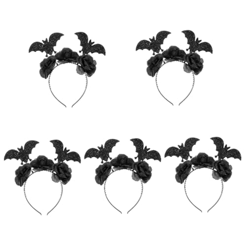 Healeved 5 Stück Halloween Haarschmuck mit Schwarzem Spinnendesign Verspieltes Stirnband für Kostümpartys für Halloween Geburtstagsfeiern und Fotoshootings Robustes und Wiederverwendbares von Healeved